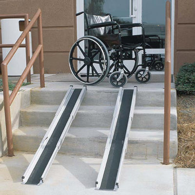 Briggs Wheelchair Ramp with Storage Case 7" Wide - 6659040940000