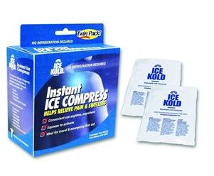 Briggs DMI Ice Kold Instant Ice Compress, 6" x 8-1/4" - Package of 2 - 6661200229724