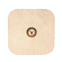 White Cloth Premium Snap Electrode, 2.0" x 2.0" - EP2020WC8