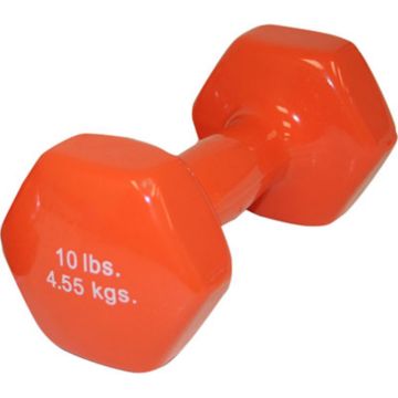 Cast Iron Vinyl-Coated Dumbbell (10lbs)