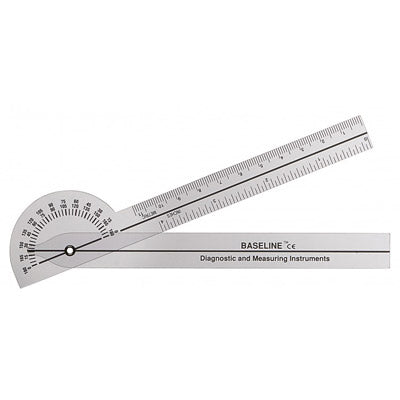 Baseline Hires Clear Plastic Pocket Goniometer - FAB284