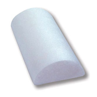 Cando Jumbo Half-Round Foam Roller 8" X 12" - FAB430H812