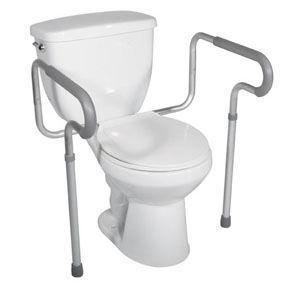 Drive Medical Knock Down Toilet Safety Frame 28" H x 19" W x 32" D, 300 lb Weight - FGRTL12000