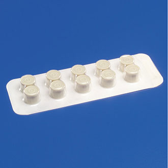 Monoject Syringe Tip Cap 10 per Tray - Case of 1000 - 688881682101