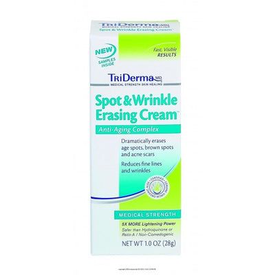 Genuine Virgin Aloe TriDerma Spot & Wrinkle Erasing Cream, 1 oz - GVA63015