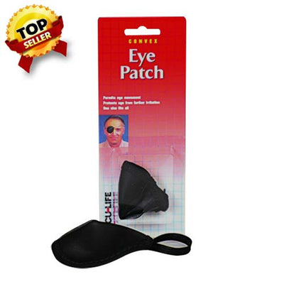 Health Enterprises Acu-Life® Vinyl Eye Patch Universal, Black - HEI400013