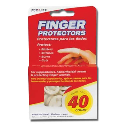 Acu-Life Finger Cot, Assorted by Health Enterprises - Package of 40 - HEI400343 