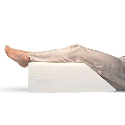 Elevating Leg Rest with White Polycotton Cover 20" x 26" x 8" - HFFW4020