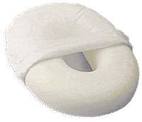 Hermell Products Invalid Ring-foam with White Cover - HFIR7010