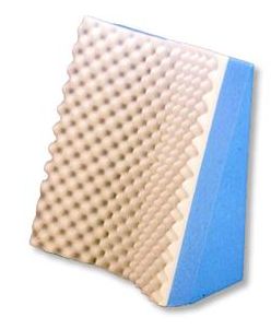 Dual Position Comfort Bed Wedge 22" x 19" x 12" White, Poly/Cotton - HFMJ1795