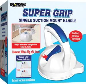 Super Grip Single Handle Suction, 4" dia., 4-3/4" x 4-3/4" - Each - JIIJB5327