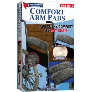 Comfort Wheelchair Arm Pads, 2 inch x 6 inch x 10-1/2 inch by Jobar - JIIJB6317