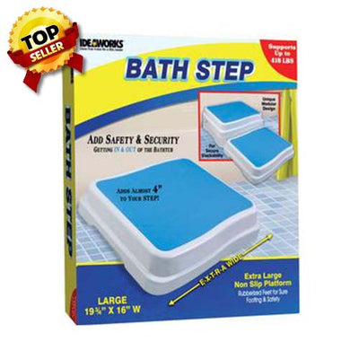 Jobar Bath Step 19-3/4" x 16" Platform, Supports Up to 418 lb - JIIJR5539