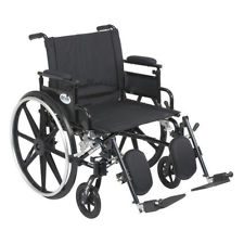 K4 Quick Release Wheelchair,  20" Flip back, desk-length arms & Elevating legrests