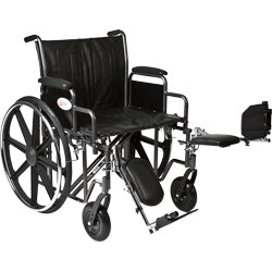 K7-Lite Wheelchair, Elevating Legrests - K72218DHREL
