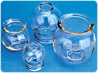 Fire Cup Glass Jars, Set - LHA105S3
