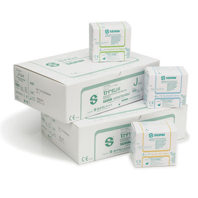 Seirin J-Type Acupuncture Needle, Box - LHA1508G60MM 