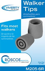 Replacement Walker Tips - Pair - M205-6R