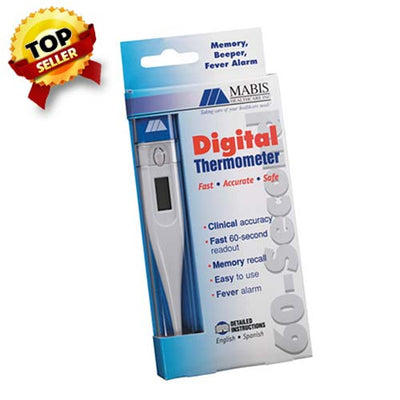 Mabis Healthcare Inc 60-Second Digital Thermometer Oral with Beeper by Briggs Healthcare - MAB116