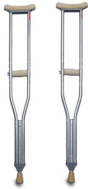 Aluminum Push-Button Crutches, Child - DMI438CHI