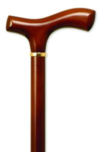 Alex Orthopedic Men's Fritz Handle Cane, Brown Stain - MNT05010