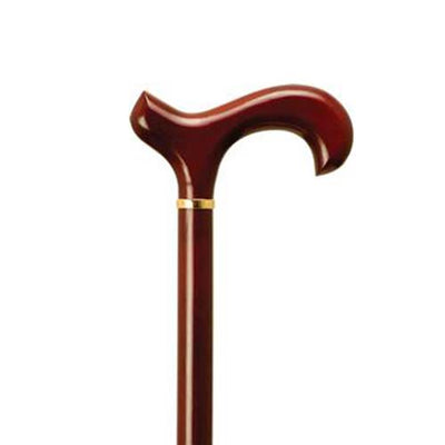 Alex Orthopedic Men's Derby Handle Cane, Rosewood Stain - MNT05019