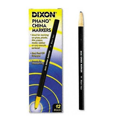 Sanford Peel-Off China Markers Box/12 - OFD101BLK