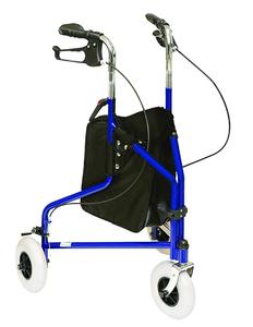 3 Wheeled Rollator Blue - PMI1038BL