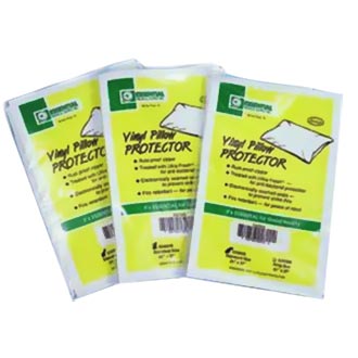 Essential Medical Supply Vinyl Pillow Protectors, King, Zippered, 21" X 37" - ESS100KNG