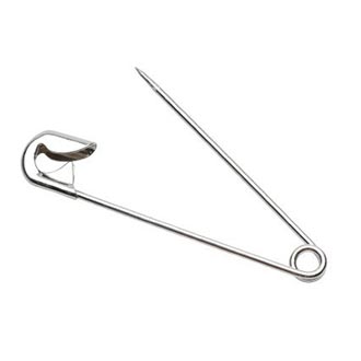 Safety Pins Large, #2 Size Nickel-Plated Steel by Graham-Field - Package of 144 - 50291700