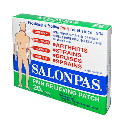 Hisamitsu America Inc Salonpas External Pain Relief-Patches w/ 20 patches x box - SAL100