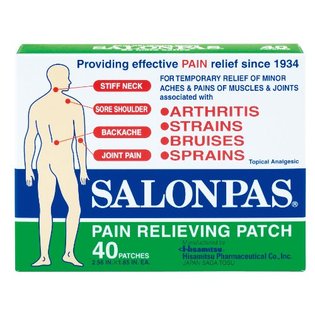 Salonpas External Pain Relief Patches, 40 Patches