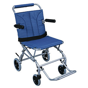Super Light, Folding Transport Chair with Carry Bag and Flip-Back Arms by Drive Medical - sl18