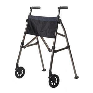 Stander EZ Fold-N-Go Folding Walker Black Walnut - STD4300BW
