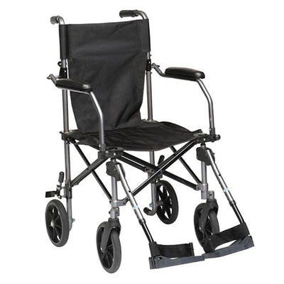 Travelite Chair in a Bag Transport Wheelchair by Drive Medical - tc005gy