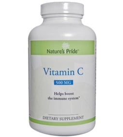 Natures Pride Vitamin C Supplement, 500 mg Strength by Nature's Products - Bottle