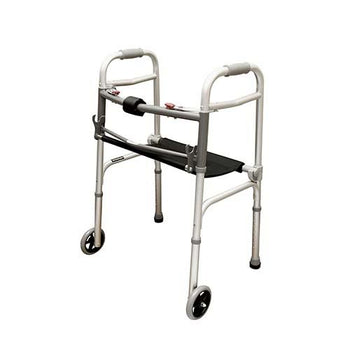 Two Button Walker with Roll-Up Seat  - WK-ST5