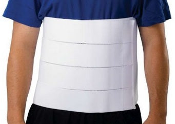 4-Panel Abdominal Binder with Adjustable Velcro 12" Wide - ZRB81