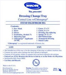 Central Line Dressing Change Kit with Chlorascrub - ZRDF88120CHG