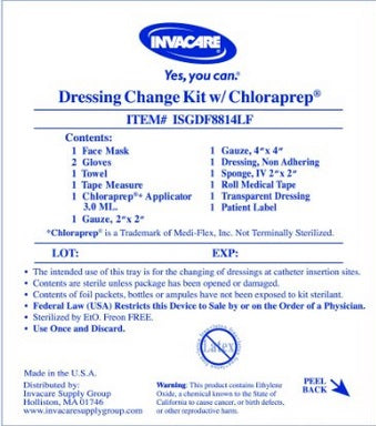 Central Line Dressing Change Kit with Chloraprep - ZRDF8814LF 